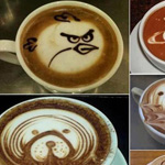 فن الرسم على فنجان القهوة
