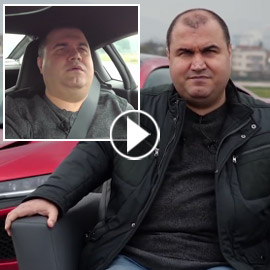 فيديو وصور: رجل أعمى يحقق حلمه ويقود سيارة فاخرة بسرعة جنونية!