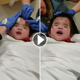 فيديو مؤثر.. طفلة ضريرة تهدئ نفسها بالغناء أثناء خضوعها لعملية طبية!