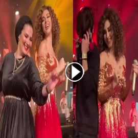 فيديو ميريام فارس في تحدي رقص شرقي مع معجبيها في الامارات